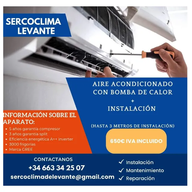 Sercoclima Levante promoción