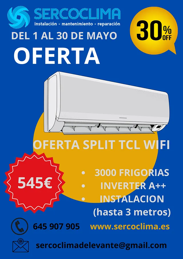 Sercoclima Levante oferta